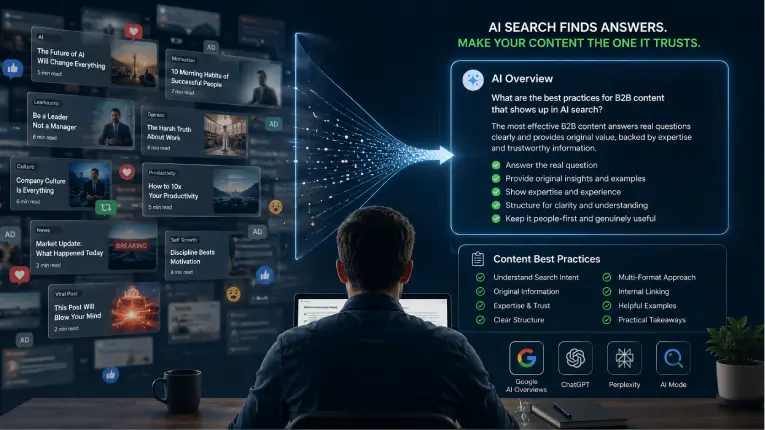 How to Write B2B Content That Shows Up in AI Search